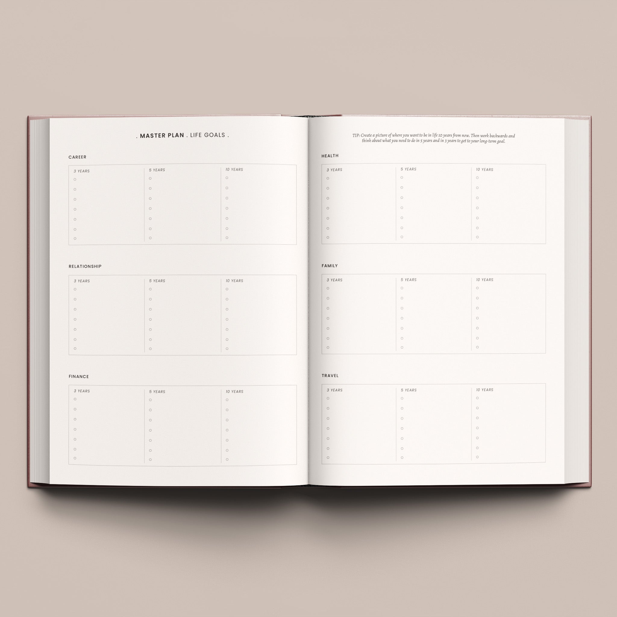 2024 Day To A Page Planner | Luxe Edition Komorebi