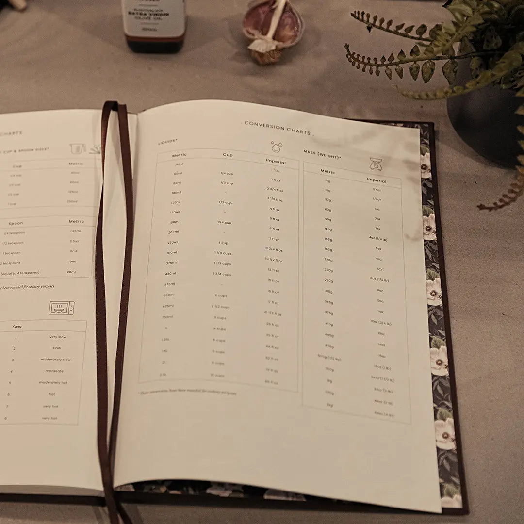 Heirloom Blank Recipe Book Journal  Linen Hardcover A4 –  komorebiluxeplanners